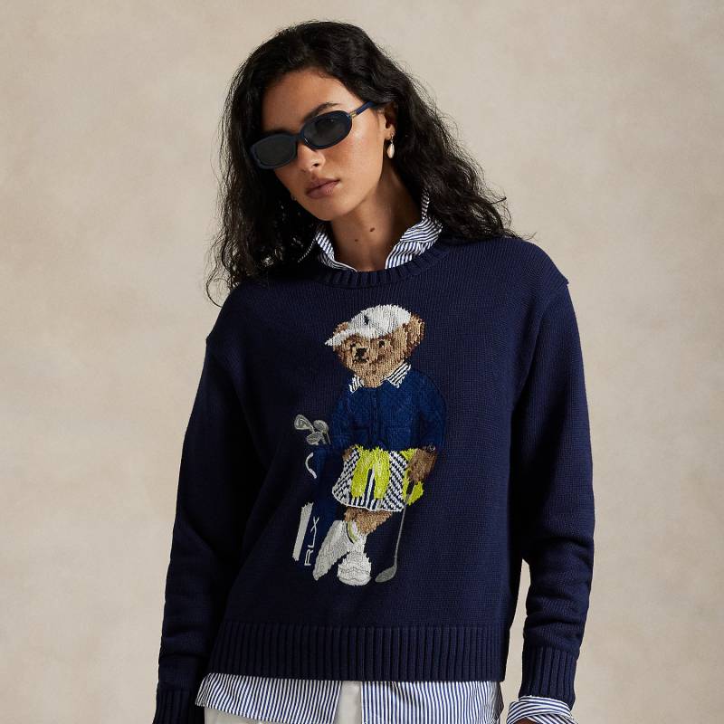 Rundhalspullover mit Polo Bear von RLX