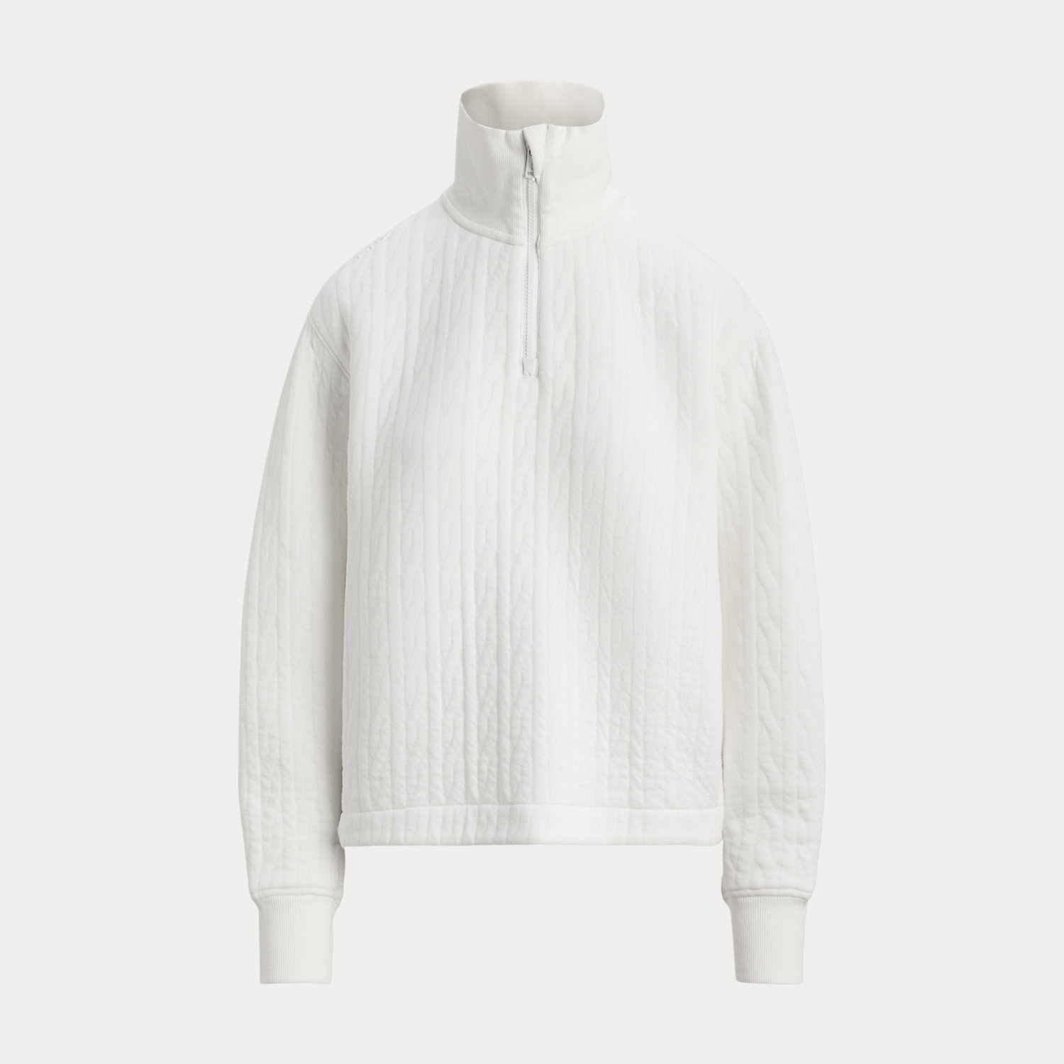 Zopfpullover mit Viertelreißverschluss von RLX