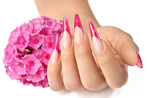 50 Terminkarten Nagelstudio Hand Blume Pink Termin-Karte von RM Beautynails