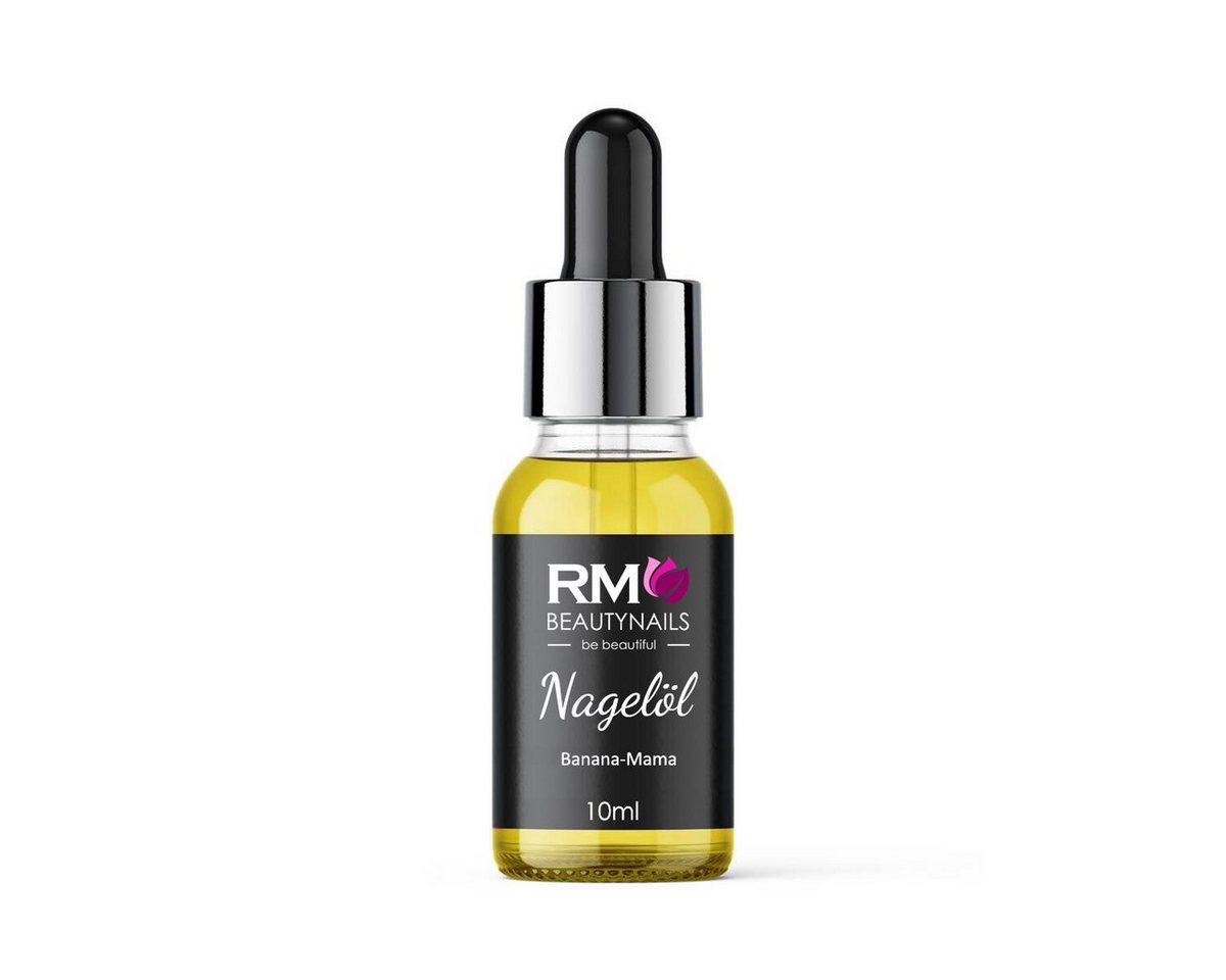 RM Beautynails Nagelpflegeöl Nagelöl Nail Cuticle Oil mit Pipette 10ml Pflege für die Nagelhaut, Mandelöl und Pfirsich Kernöl von RM Beautynails