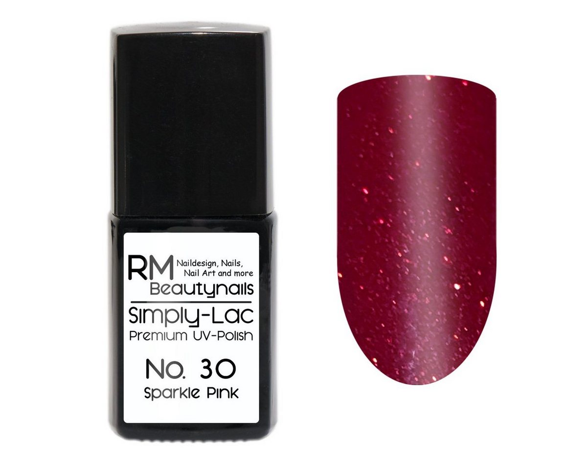 RM Beautynails UV-Nagellack Simply Lac Premium UV-Nagellack UV-Polish 10ml Gellack Shellac, Haltbarkeit bis zu drei Wochen / Hybrid-Lack von RM Beautynails