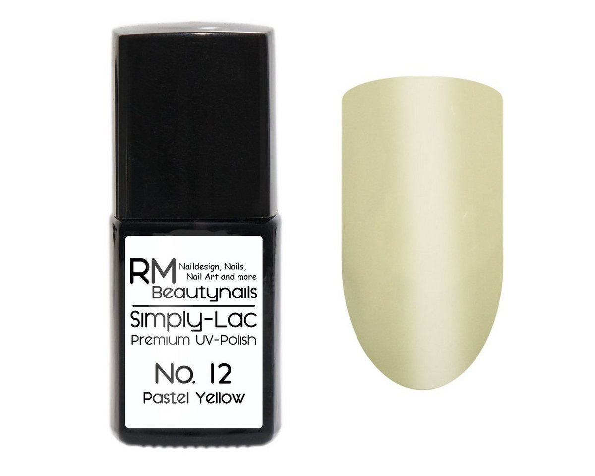 RM Beautynails UV-Nagellack Simply Lac Premium UV-Nagellack UV-Polish 10ml Gellack Shellac, Haltbarkeit bis zu drei Wochen / Hybrid-Lack von RM Beautynails