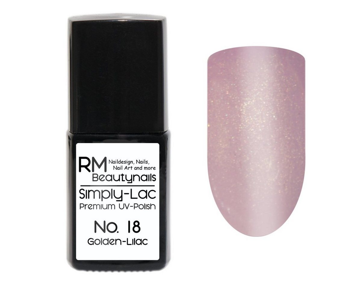 RM Beautynails UV-Nagellack Simply Lac Premium UV-Nagellack UV-Polish 10ml Gellack Shellac, Haltbarkeit bis zu drei Wochen / Hybrid-Lack von RM Beautynails