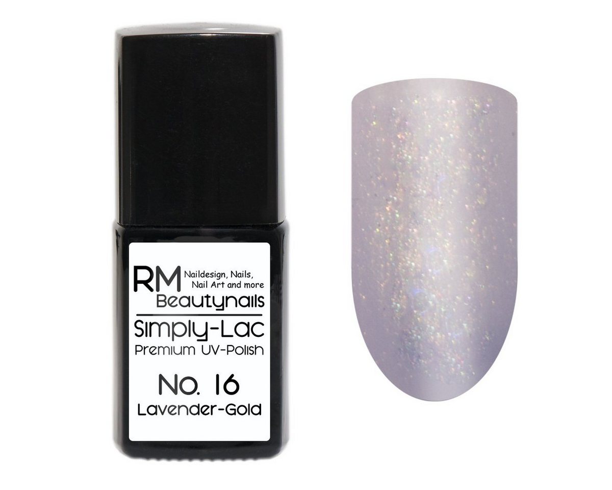 RM Beautynails UV-Nagellack Simply Lac Premium UV-Nagellack UV-Polish 10ml Gellack Shellac, Haltbarkeit bis zu drei Wochen / Hybrid-Lack von RM Beautynails