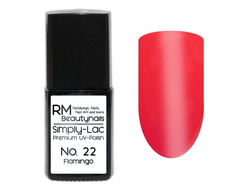 RM Beautynails UV-Nagellack Simply Lac Premium UV-Nagellack UV-Polish 10ml Gellack Shellac, Haltbarkeit bis zu drei Wochen / Hybrid-Lack von RM Beautynails