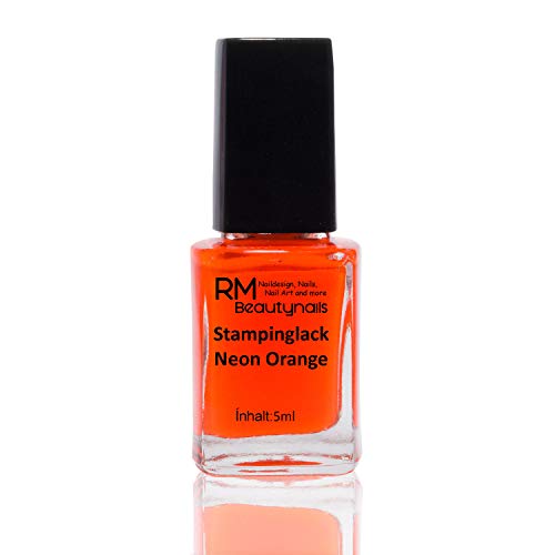 Stampinglack Neon Orange 5ml Stamping Lack Nagellack Nail Polish RM Beautynails Stampinglack Neon Orange 5ml Stamping Lack Nagellack Nail Polish RM Beautynails von RM Beautynails