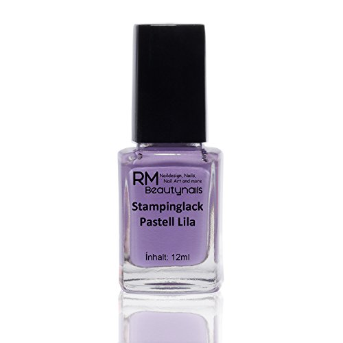 Stampinglack Pastell Lila 12ml Stamping Lack Nagellack Nail Polish RM Beautynails von RM Beautynails