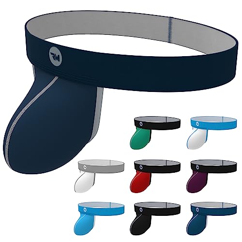 Real Men Lift Pouch Jock Strap 1 oder 3er Pack - Vasektomie Unterstützung Unterwäsche - Athletic Supporter, D-Beutel, Marineblau, 1 Stück, Large von RM Real Men