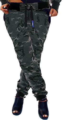 RMK Damen Jogginghose Trainingshose Sporthose H.02H.02 (as3, Numeric, Numeric_36, Regular, Regular, Camouflage-Dunkel) von RMK