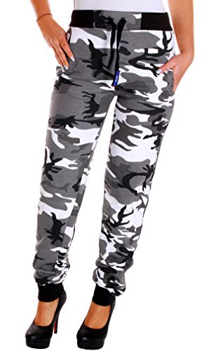 RMK Damen Jogginghose Trainingshose Sporthose H.02H.02 (as3, Numeric, Numeric_38, Regular, Regular, Camouflage-Hell) von RMK