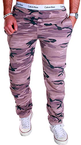 RMK Herren Hose Jogginghose Trainingshose Fitnesshose Sweatpants (H01) (M (fällt aus: S), Camouflage Wüste) von RMK