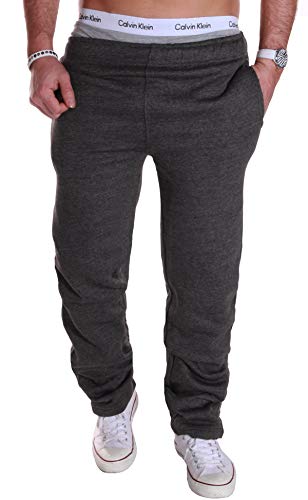 RMK Herren Hose Jogginghose Trainingshose Fitnesshose Sweatpants (XS Anthrazit H.01) von RMK