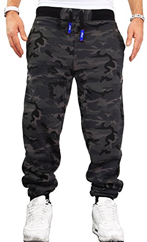 RMK Herren Jogginghose Sporthose Trainingshose H.02H.02 (Camouflage Dunkel) M von RMK