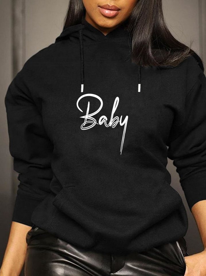 RMK Hoodie Damen Pullover Basic Kapuze Pulli Kapuzenpullover Seitentaschen Baby RMK Hoodie Damen Pullover Basic Kapuze Pulli Kapuzenpullover Seitentaschen Baby von RMK