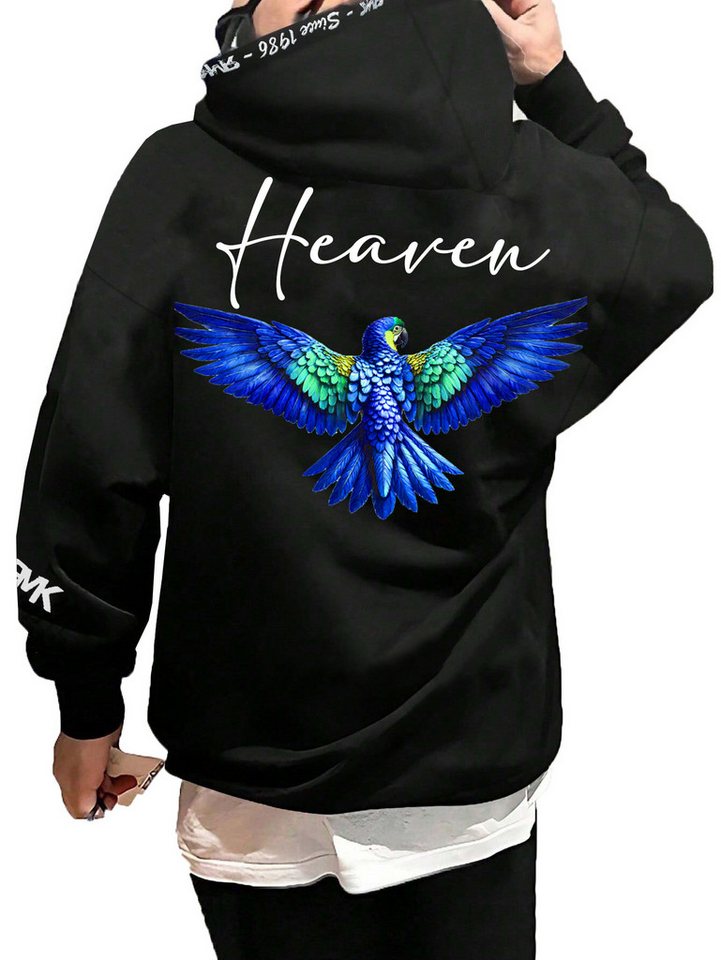 RMK Hoodie Herren Kapuzenpullover Pullover Pulli Langarmshirt Heaven mit Kapuze und 2 Taschen von RMK