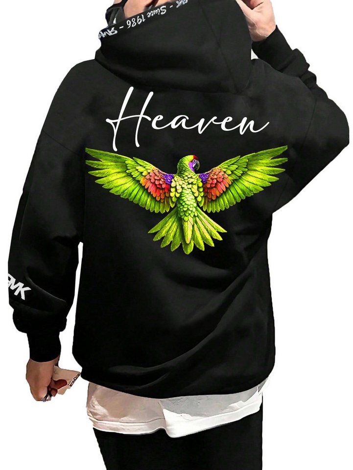 RMK Hoodie Herren Kapuzenpullover Pullover Pulli Langarmshirt Heaven mit Kapuze und 2 Taschen von RMK