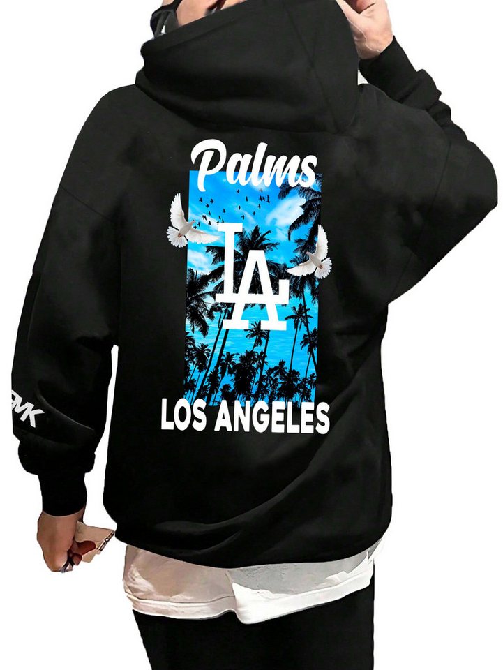 RMK Hoodie Herren Pullover Kapuzenpullover Langarmshirt Oversize LA Los Angeles von RMK