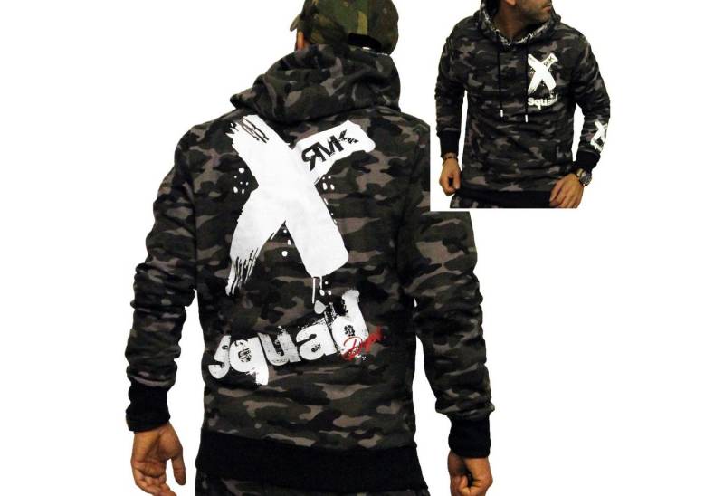 RMK Hoodie Herren Pullover mit Kapuze Pulli Kapuzenpullover Langarm X mit Baumwolle von RMK