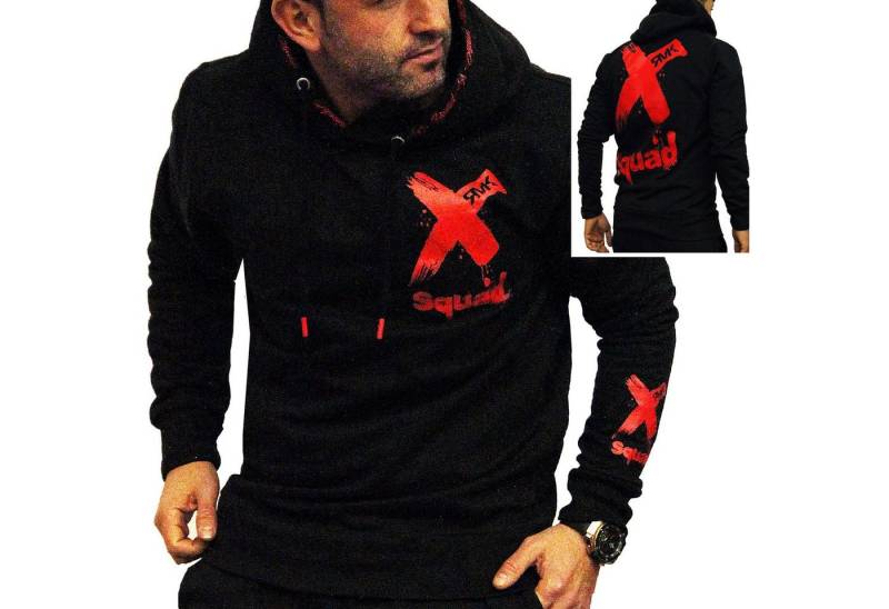 RMK Hoodie Herren Pullover mit Kapuze Pulli Kapuzenpullover Langarm X mit Baumwolle von RMK