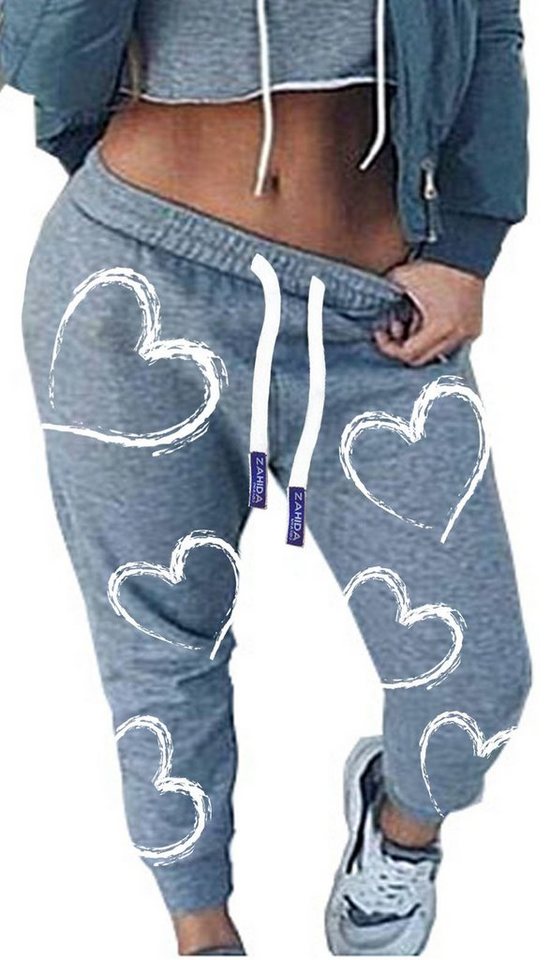 RMK Jogginghose Damen Sweat Pants Herz Trainingshose Fitness Sport von RMK