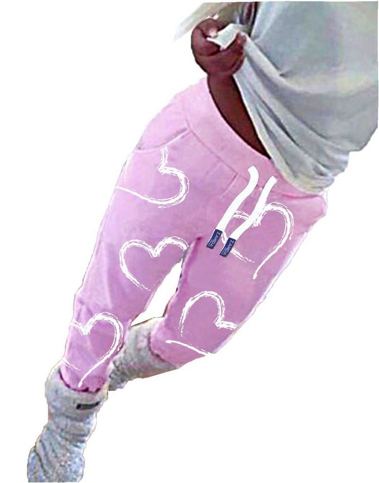 RMK Jogginghose Damen Sweat Pants Herz Trainingshose Fitness Sport von RMK