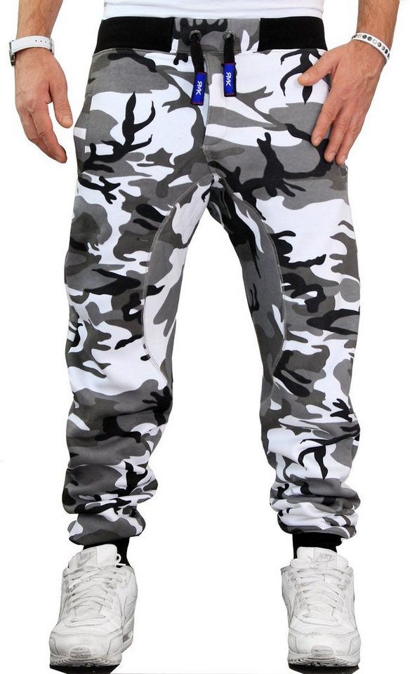 RMK Jogginghose Herren Sporthose Fitnesshose Trainingshose Camouflage Army Armee von RMK