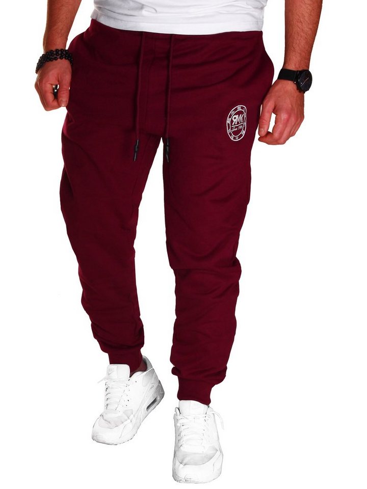 RMK Jogginghose Herren Trainingshose Fitnesshose Sporthose Sweatpants bequem gemütlich elastischer Bund von RMK