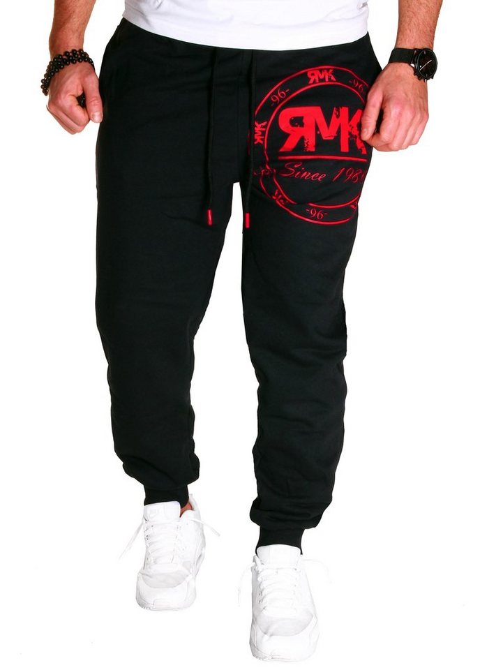 RMK Jogginghose Hose Trainingshose Fitnesshose Sporthose Sweatpants elastischer Bund RMK Jogginghose Hose Trainingshose Fitnesshose Sporthose Sweatpants elastischer Bund von RMK