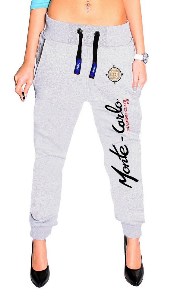 RMK Jogginghose Damen Trainingshose Fitnesshose Sporthose Camouflage Uni Monte Carlo elastischer Bund von RMK
