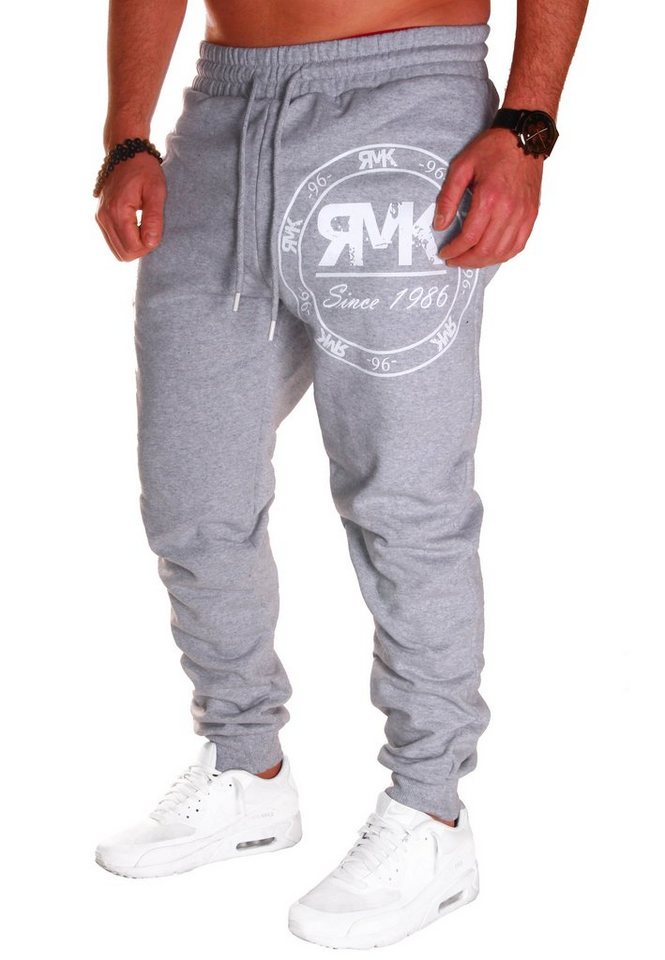 RMK Jogginghose Hose Trainingshose Fitnesshose Sporthose Sweatpants elastischer Bund von RMK