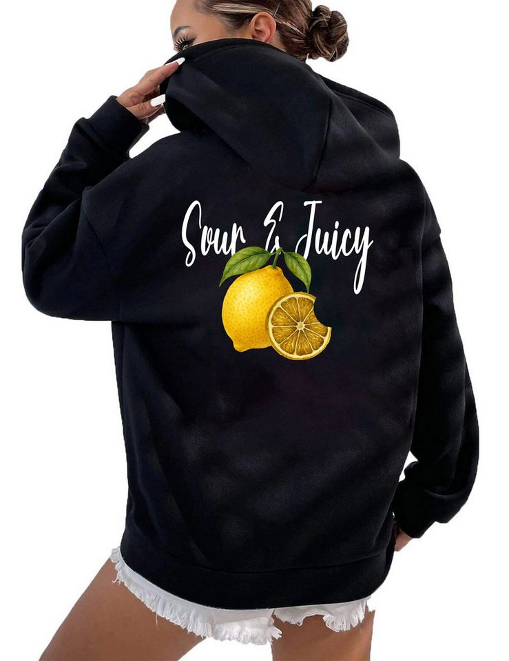 RMK Kapuzenpullover Damen Winter Pullover Sour & Juicy von RMK
