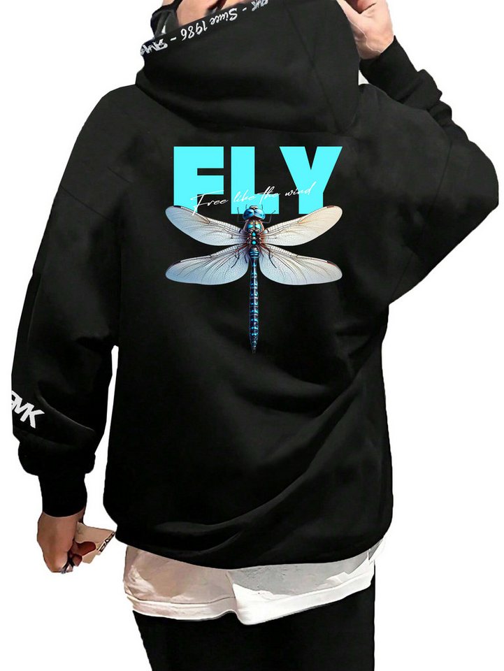 RMK Kapuzenpullover Herren Winter Pullover Fly Libelle von RMK