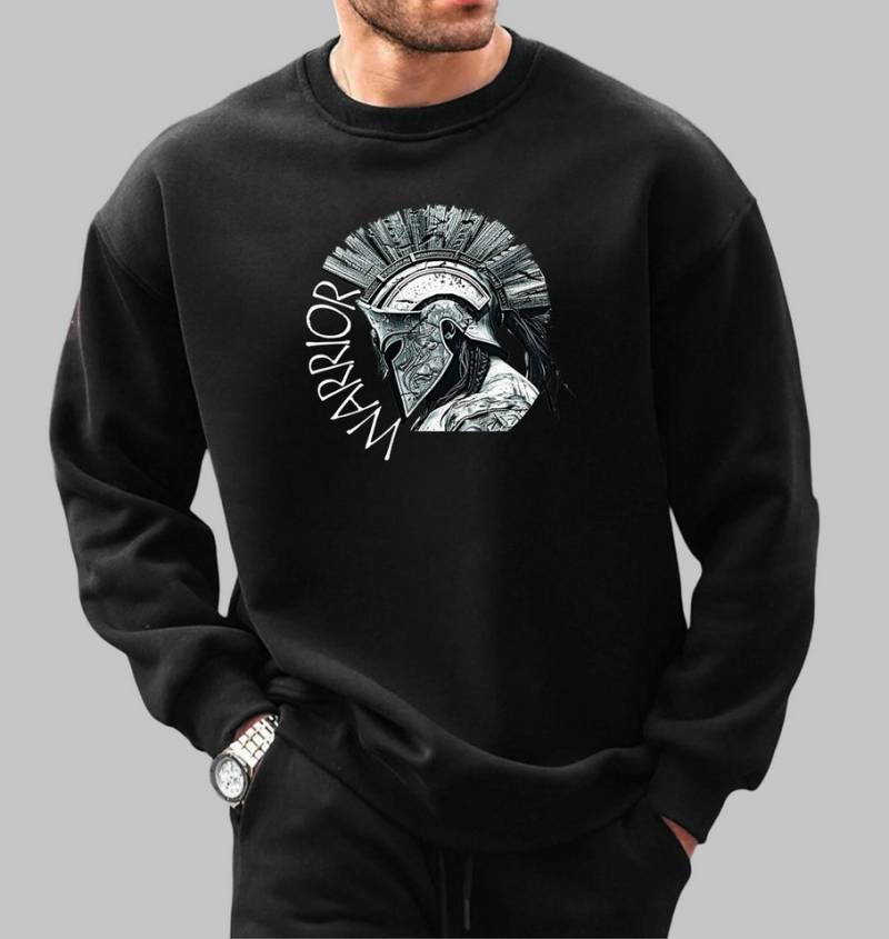 RMK Rundhalspullover Herren Pullover Damen Pullover Oversized Fitness Sparta Gym von RMK