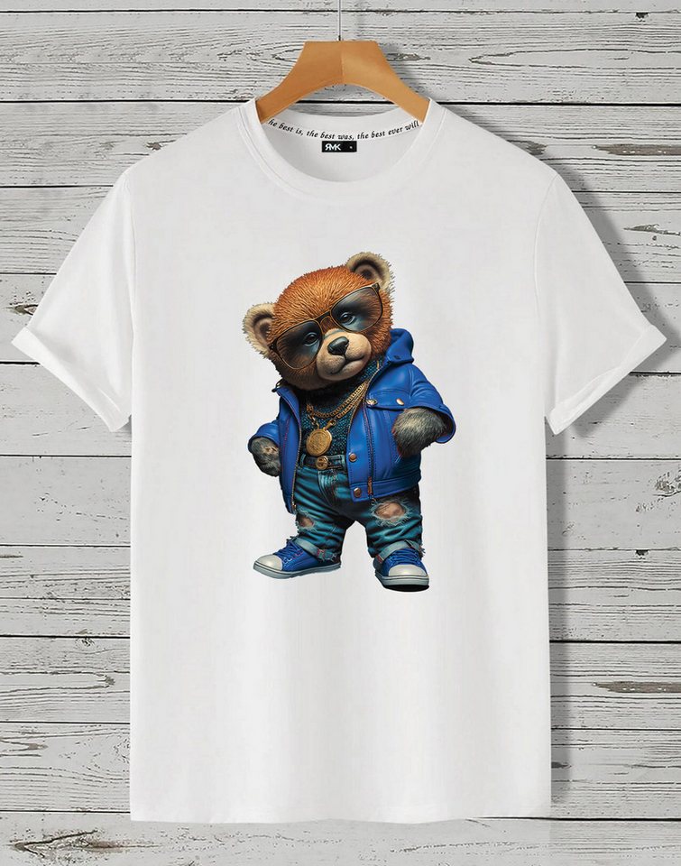 RMK T-Shirt Herren Shirt Sommer Teddybär Bär Bear aus Baumwolle von RMK