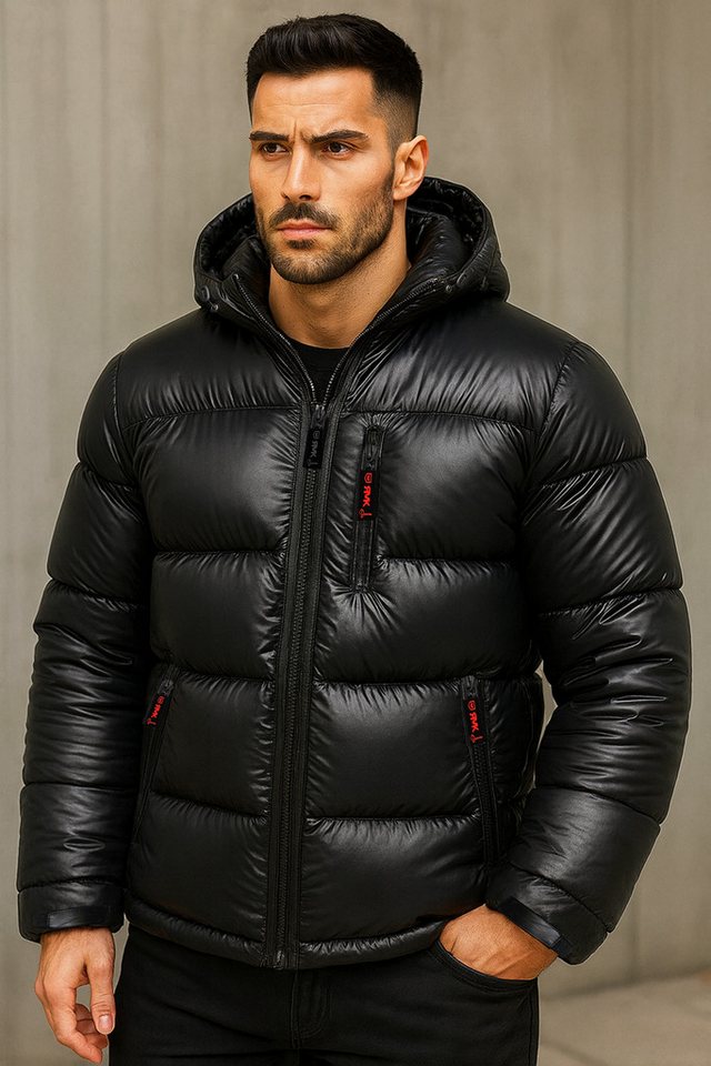 RMK Winterjacke Herren Invierno Bomberjacke Outdoorjacke Puffer Glanz Männer Jacke von RMK
