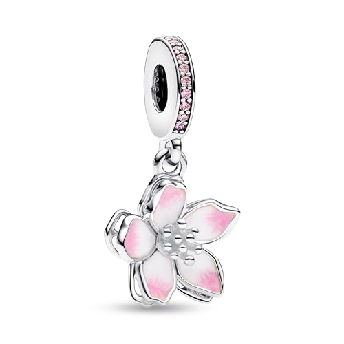 RMMD Geschenke für Frauen - Kirschblüte Charms Anhänger für Armbänder Halskette Charm Armband Geschenke für Frauen Mädchen Damen Geburtstag von RMMD