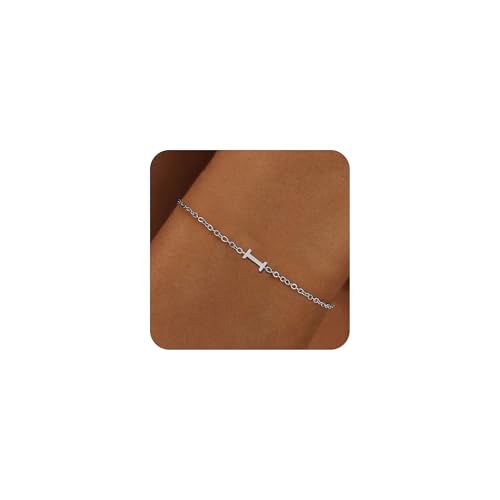 RMMD Silber Armband Damen, Silber Initiale Armband mit Buchstaben I Armband Armbänder Damen Mädchen Silber Schmuck Damen Silber Armband mit Namen Geschenk für Frauen Freundin Teenager Mädchen von RMMD