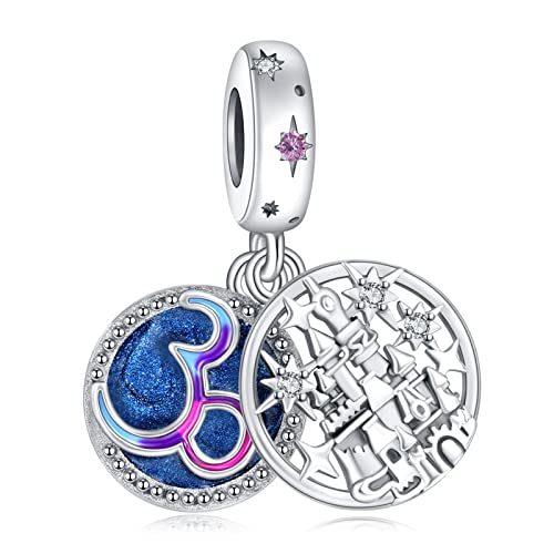 RMMY Charm Anhänger 30th Anniversary Castle Pendant 925 Sterling Silver Pendant Dangle Beads für Europäische Armbänder und Halsketten,Chriatmas Birthday Jewelry Gifts for Women & Girls von RMMY