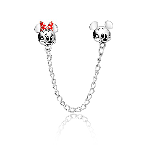 RMMY Charm Anhängers Boy & Girl Mouse 925 Sterling Silver Animal Bead Pendant für Europäische Armbänder und Halsketten,Birthday Mother's day Christmas Jewelry Gifts for Women Girl von RMMY