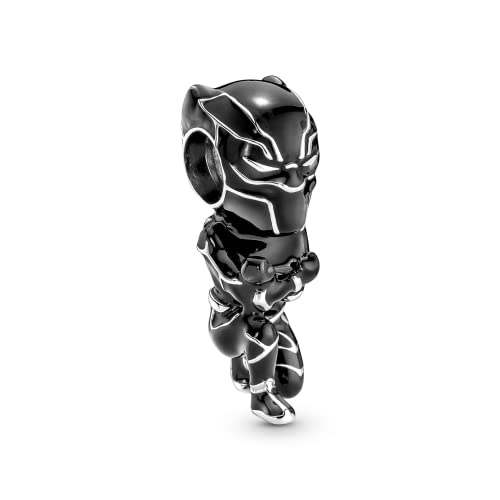 RMMY Charm Black Panther Anhänger für Armband Halskette Muttertag Geschenk für Frauen,925 Sterling Silber Beads with Zirkonia Schmuck von RMMY