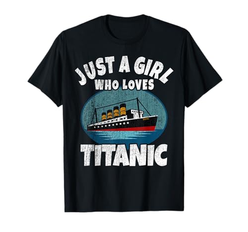 Schiff nur ein Mädchen, das Titanic Boot Titanic Mädchen Kleinkind liebt T-Shirt Schiff nur ein Mädchen, das Titanic Boot Titanic Mädchen Kleinkind liebt T-Shirt von RMS Titanic Memorabilities and Cruise Ship Apparel