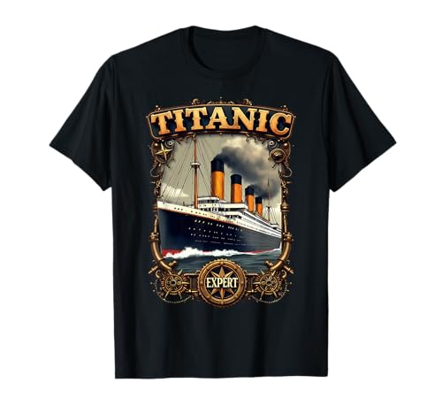 Titanic-Experte Lustig RMS Titanic Jungen T-Shirt von RMS Titanic Titanic Lover Graphic