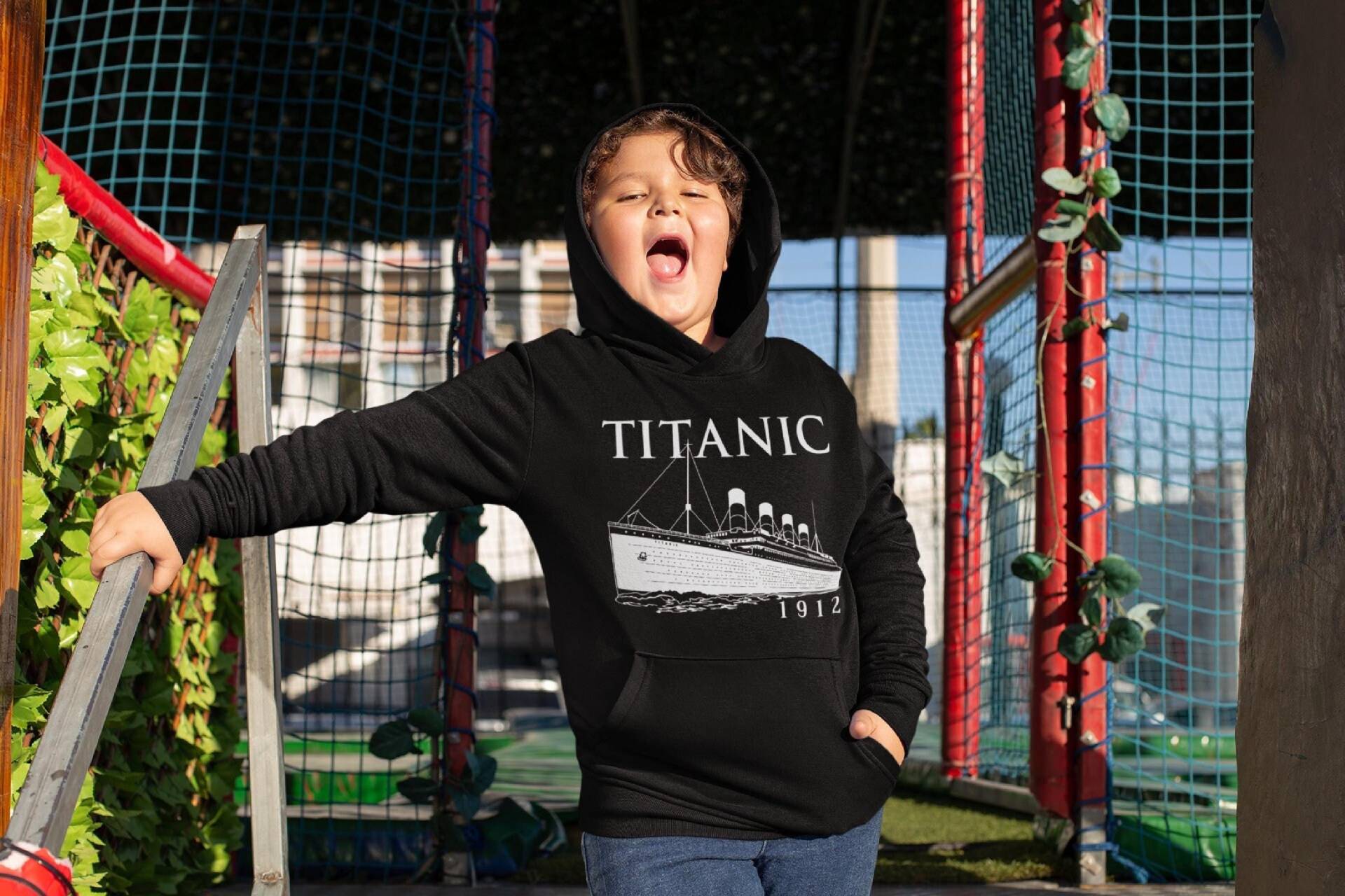 Titanic Kinder-Hoodie R.m.s. Grafik Jugend Sweatshirt T246 von RMSTitanicShop