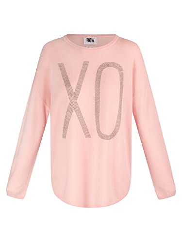 RNBW Damen Rundhals Pullover, Rose, Normal von RNBW