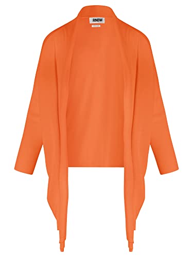 RNBW Damen Strickjacke, Orange, Normal von RNBW