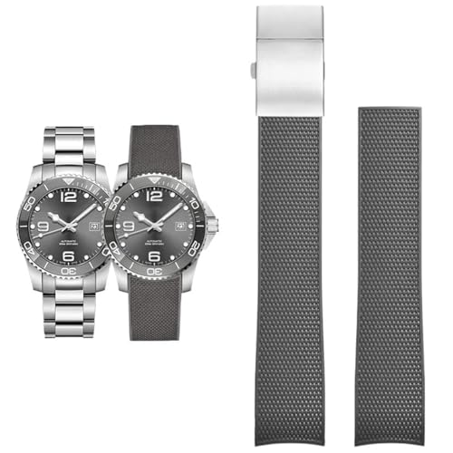 RNNYWDRQ Accessoires Band für Longines Comas Diving -Serie L37814 L3.781 Mechanische Männer Gummi -Uhrengurt 21mm Armband RNNYWDRQ Accessoires Band für Longines Comas Diving -Serie L37814 L3.781 Mechanische Männer Gummi -Uhrengurt 21mm Armband von RNNYWDRQ