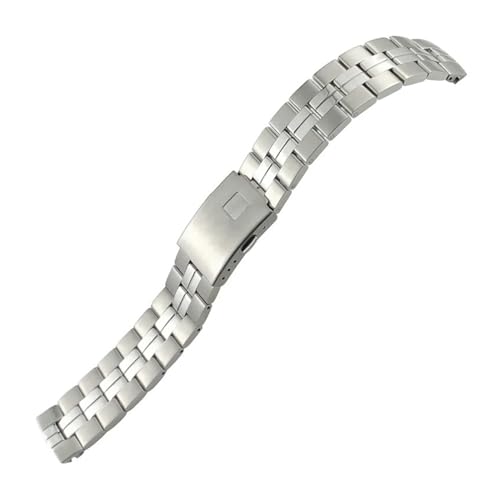 RNNYWDRQ Edelstahl -Uhrenbänder für 1853 T049 T049410a Tissot PR100 Serie Feststoff Armband Backband 19mm von RNNYWDRQ