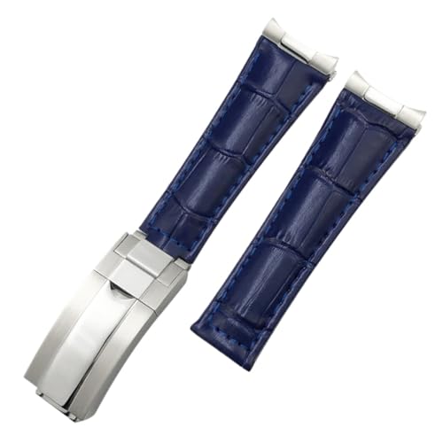 RNNYWDRQ Metal End Echtes Leder Uhrenband , für Rolex Daytona Sub Submariner GMT Master Yacht 20mm Uhrengurt grünblau schwarzer Band 17.5-18,5 cm Handgelenk Handgelenk RNNYWDRQ Metal End Echtes Leder Uhrenband , für Rolex Daytona Sub Submariner GMT Master Yacht 20mm Uhrengurt grünblau schwarzer Band 17.5-18,5 cm Handgelenk Handgelenk von RNNYWDRQ