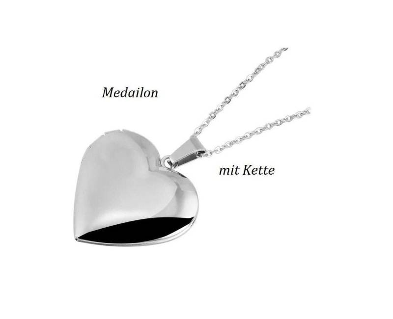 Herz-Medaillon Kette Edelstahl - Personalisierbar Mit Fotos, Geschenk Für Partner, Familienmitglied, Liebe & Erinnerungen Weihnachtsgeschenk von RNOnlineShop