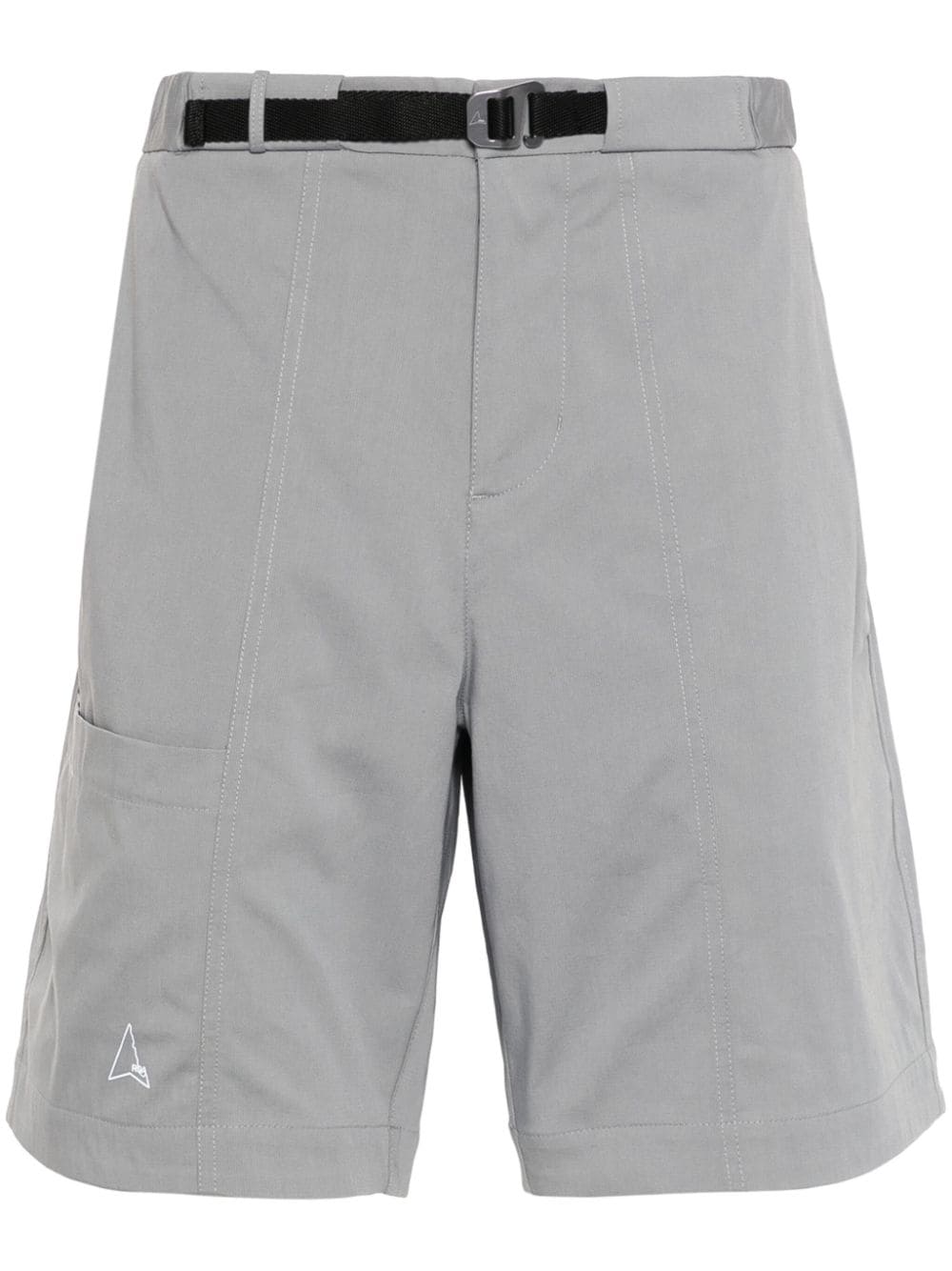 ROA Shorts mit Logo-Print - Grau von ROA